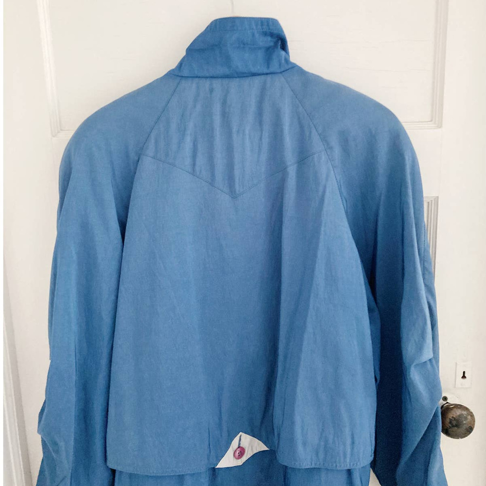 Vintage Forecaster of Boston Blue Longline Windbreaker Lightweight Jacket - Picture 11 of 13
